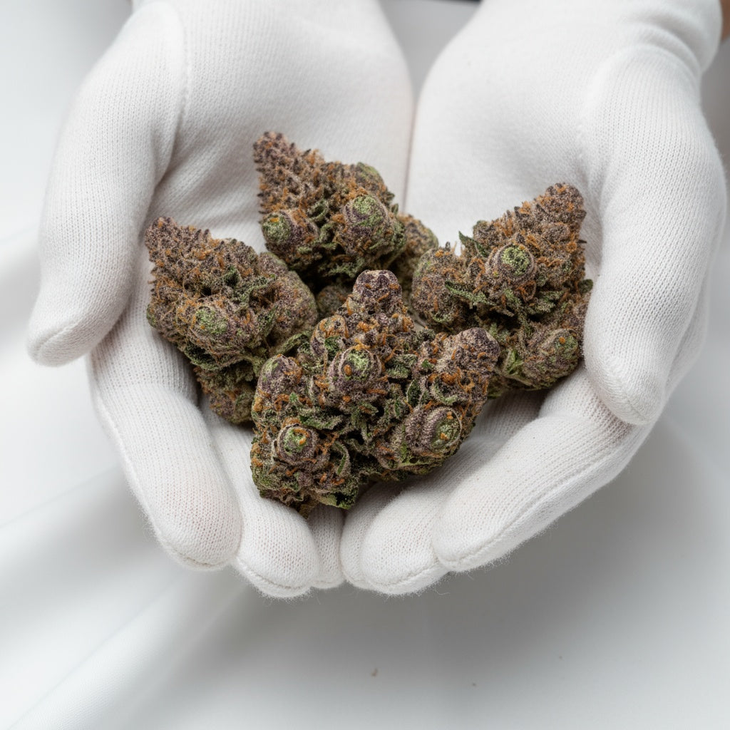 The aroma combines ripe cherries, tropical fruit, and a hint of diesel sweetness.