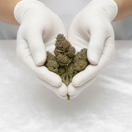 Bright lime-green buds with fine orange hairs and a golden hue — Yellow Tail lives up to its name. The 