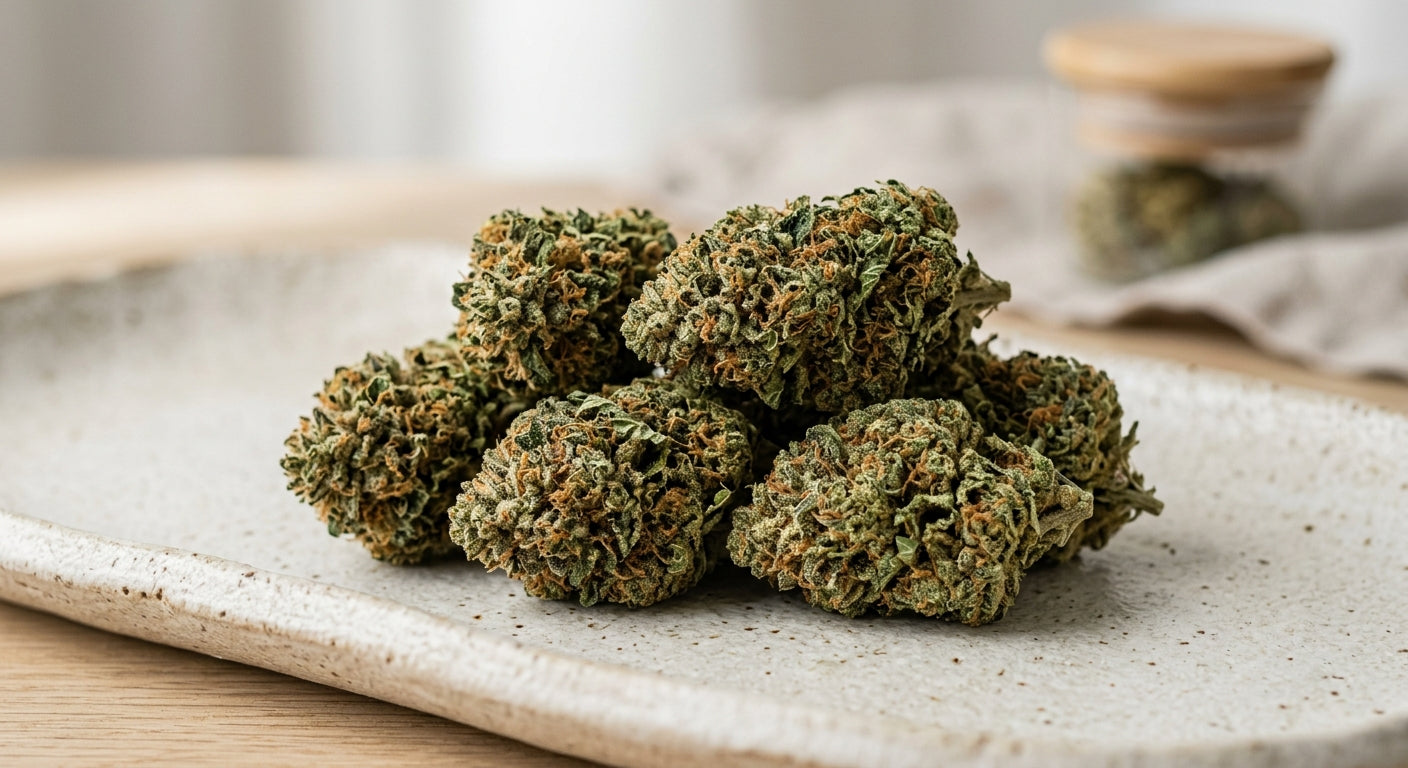 Afghan Kush CBD Hemp Flower — Indoor Grown | Premium | 3.5g – 28g — angle