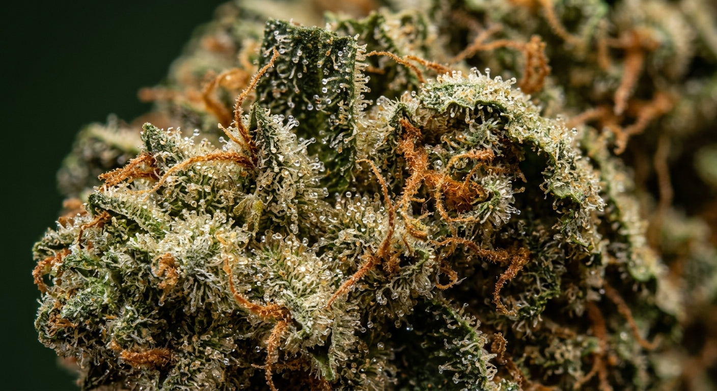 Afghan Kush CBD Hemp Flower — Indoor Grown | Premium | 3.5g – 28g — closeup