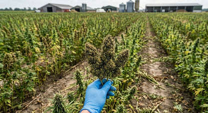 CBD Hemp Biomass — field