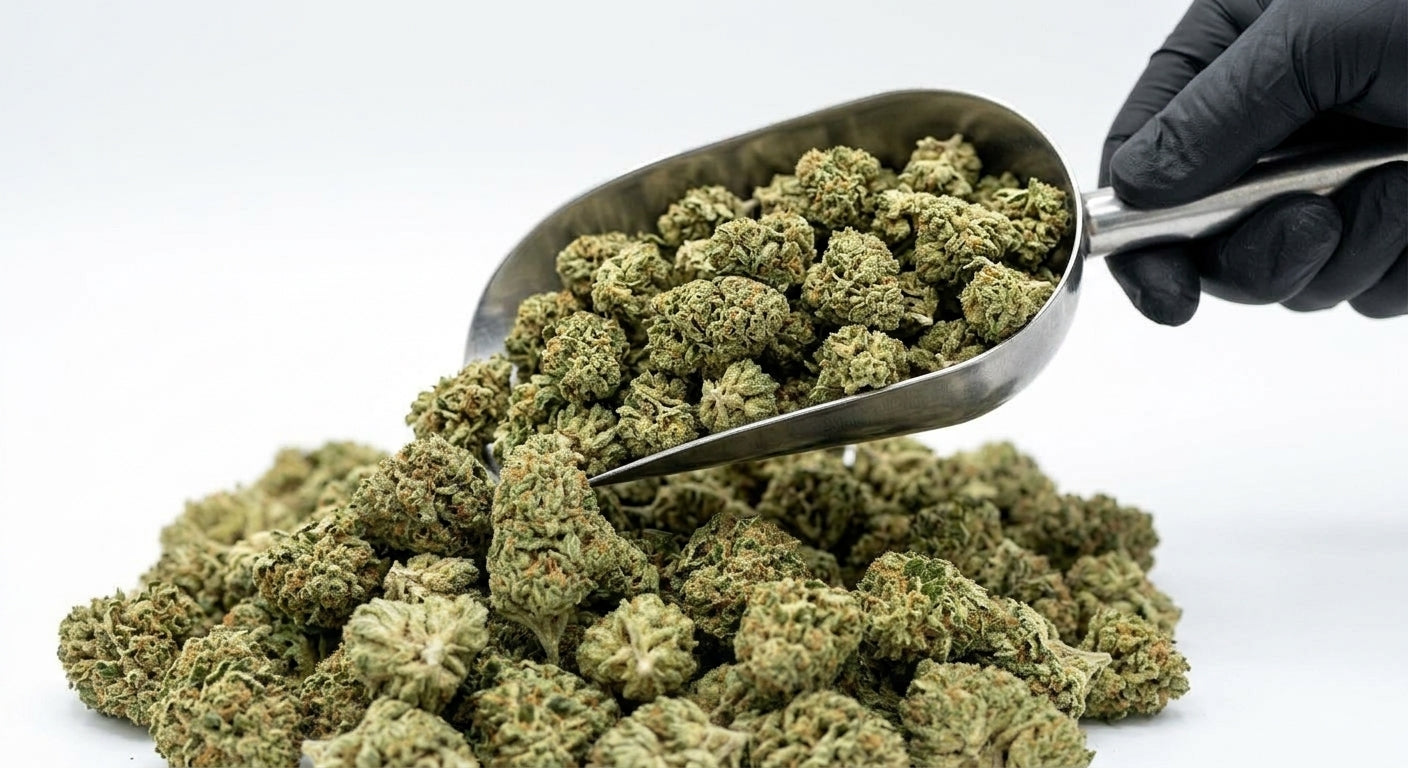 CBD Hemp Flower Smalls — scoop