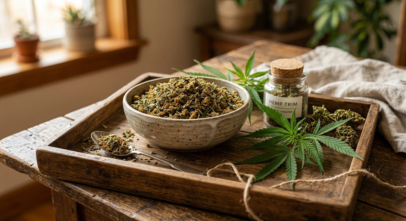 CBD Hemp Trim — Shake & Trim for Edibles & Extracts — lifestyle