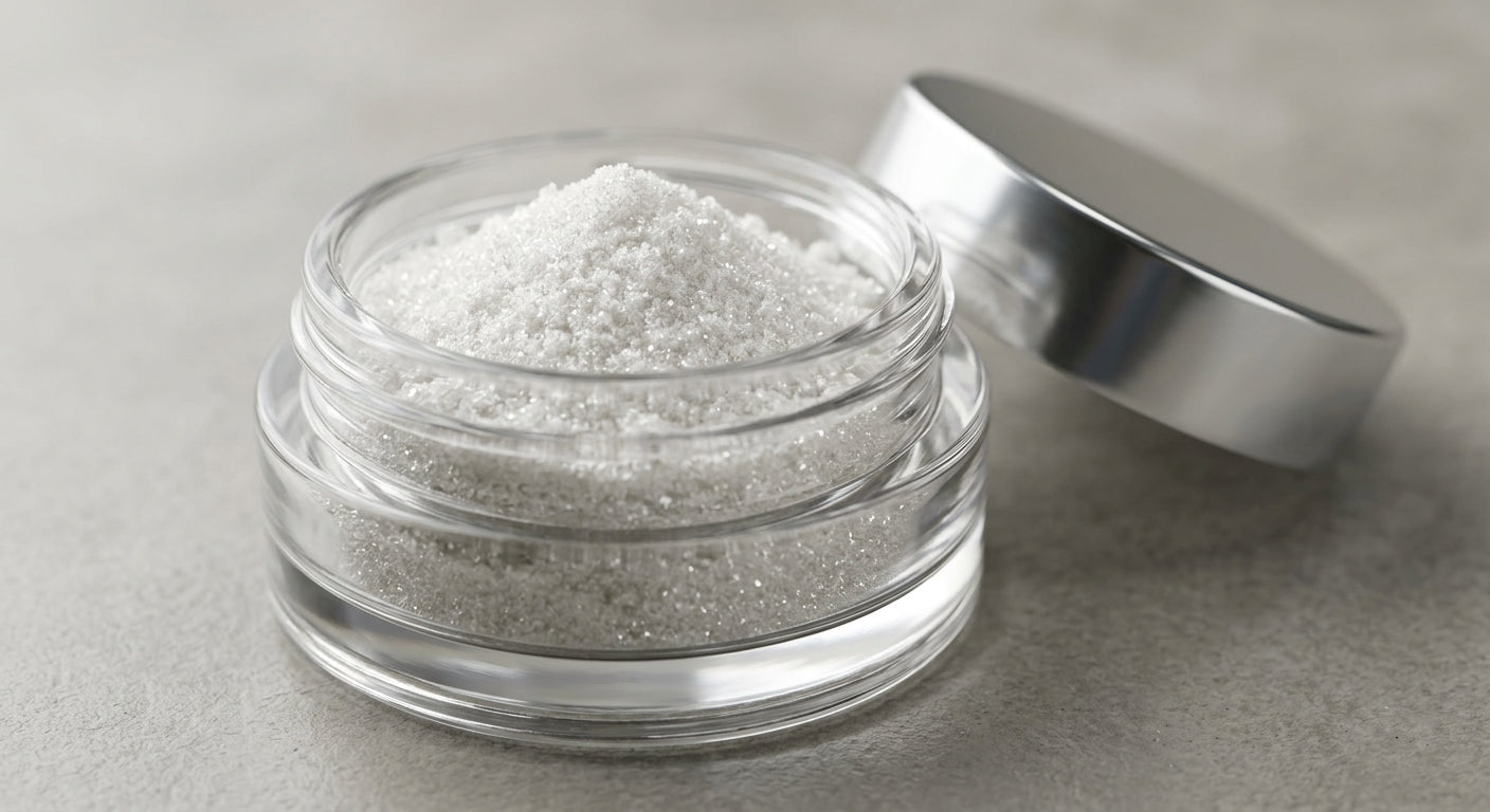 CBD Isolate Powder — 99%+ Pure | Lab-Tested | 1g – 28g — angle