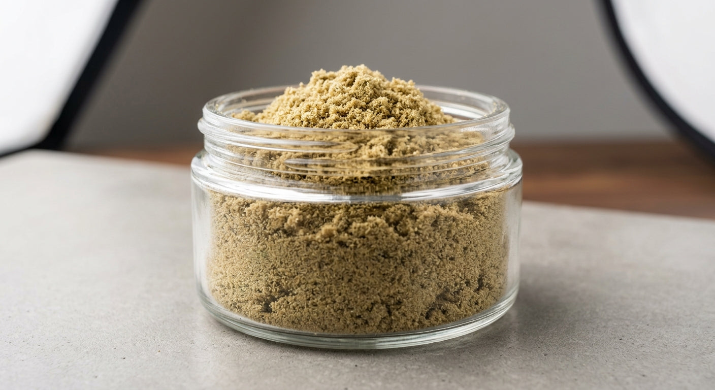 CBD Kief — Mixed Strain | Value Pack | 1 oz – 4 oz — angle