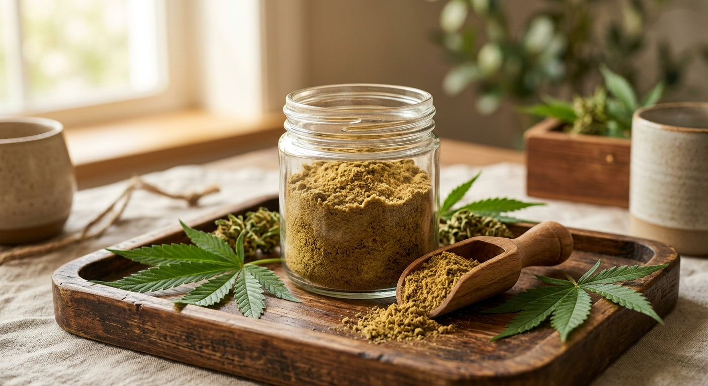 CBD Kief — Mixed Strain | Value Pack | 1 oz – 4 oz — lifestyle