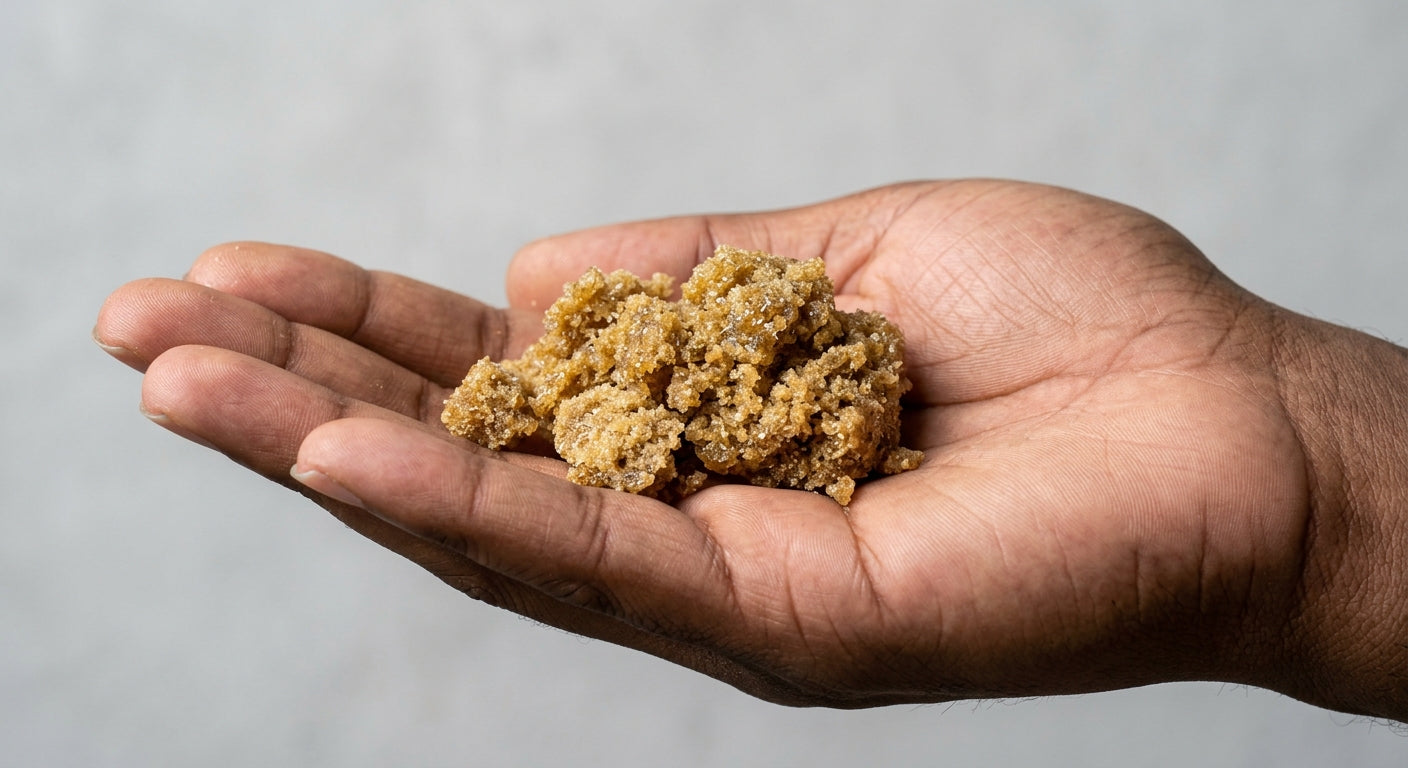 CBG Bubble Hash | Hemp-Derived | 7g (1/4 oz) – 56g (2 oz) — inhand