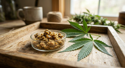 CBG Bubble Hash | Hemp-Derived | 7g (1/4 oz) – 56g (2 oz) — lifestyle