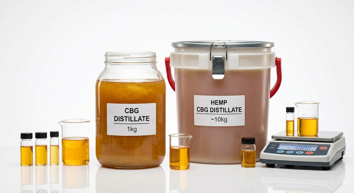 CBG Distillate — Wholesale Bulk | 1 kg – 10 kg — wholesale-hero
