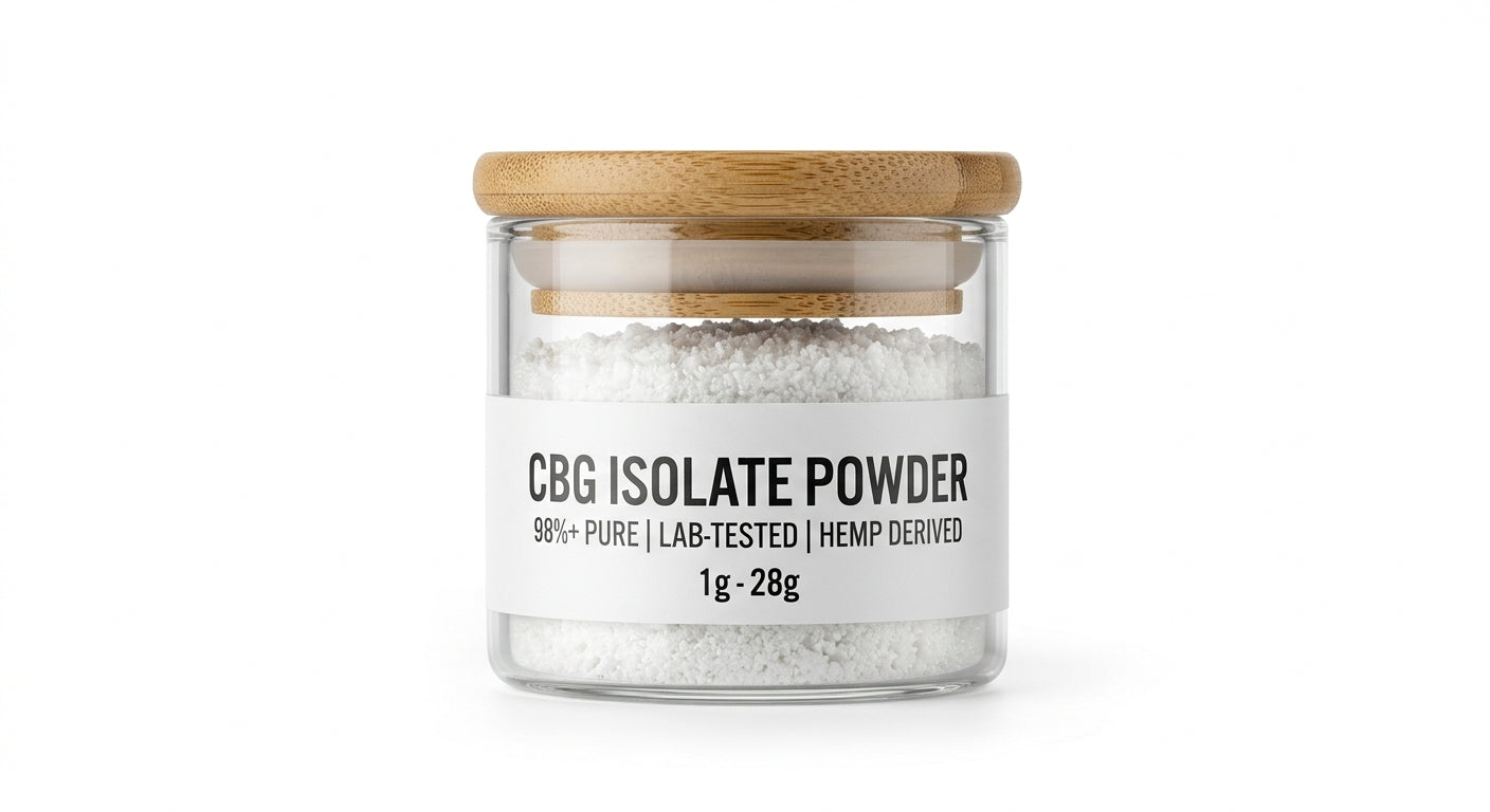 CBG Isolate Powder — 98%+ Pure | Lab-Tested | 1g – 28g — hero