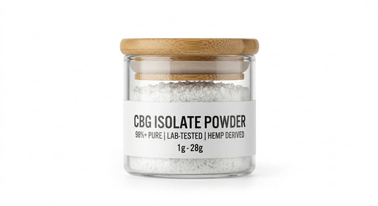 CBG Isolate Powder — 98%+ Pure | Lab-Tested | 1g – 28g — hero