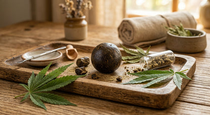 CBD Nepalese Temple Ball Hash | Hemp-Derived | 7g (1/4 oz) – 56g (2 oz) — lifestyle