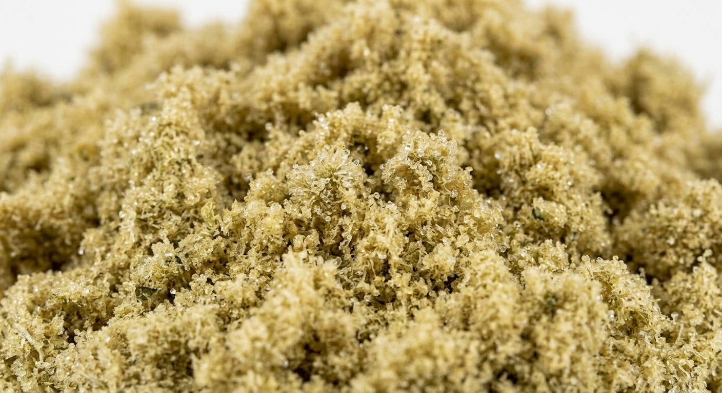 Pineberry CBD Kief — macro