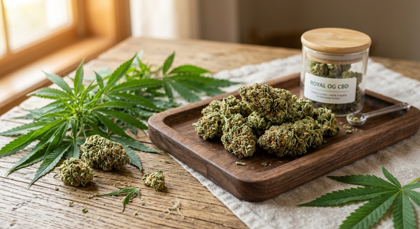 Royal OG CBD Hemp Flower — Indoor Grown | Premium | 3.5g – 28g — lifestyle