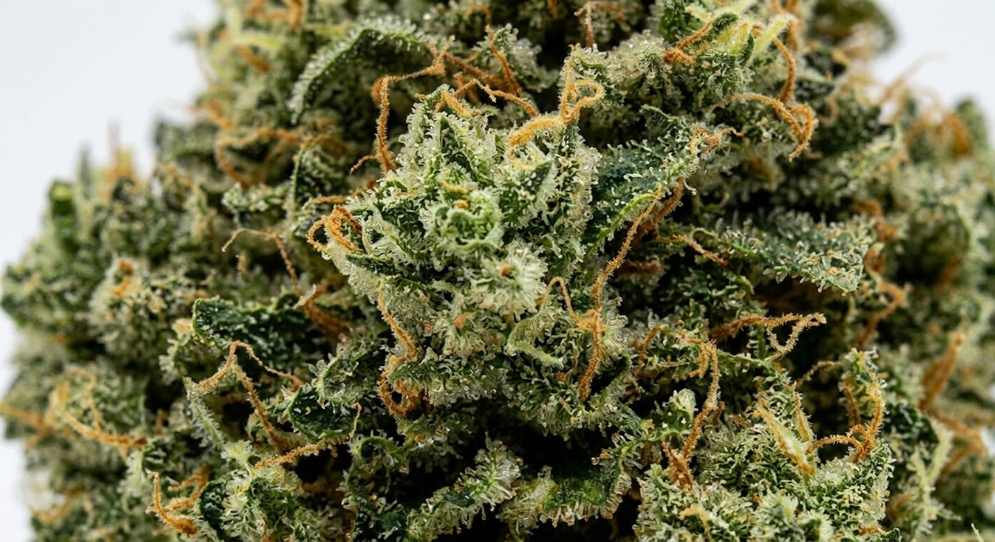 Suver Haze CBD Hemp Flower — macro