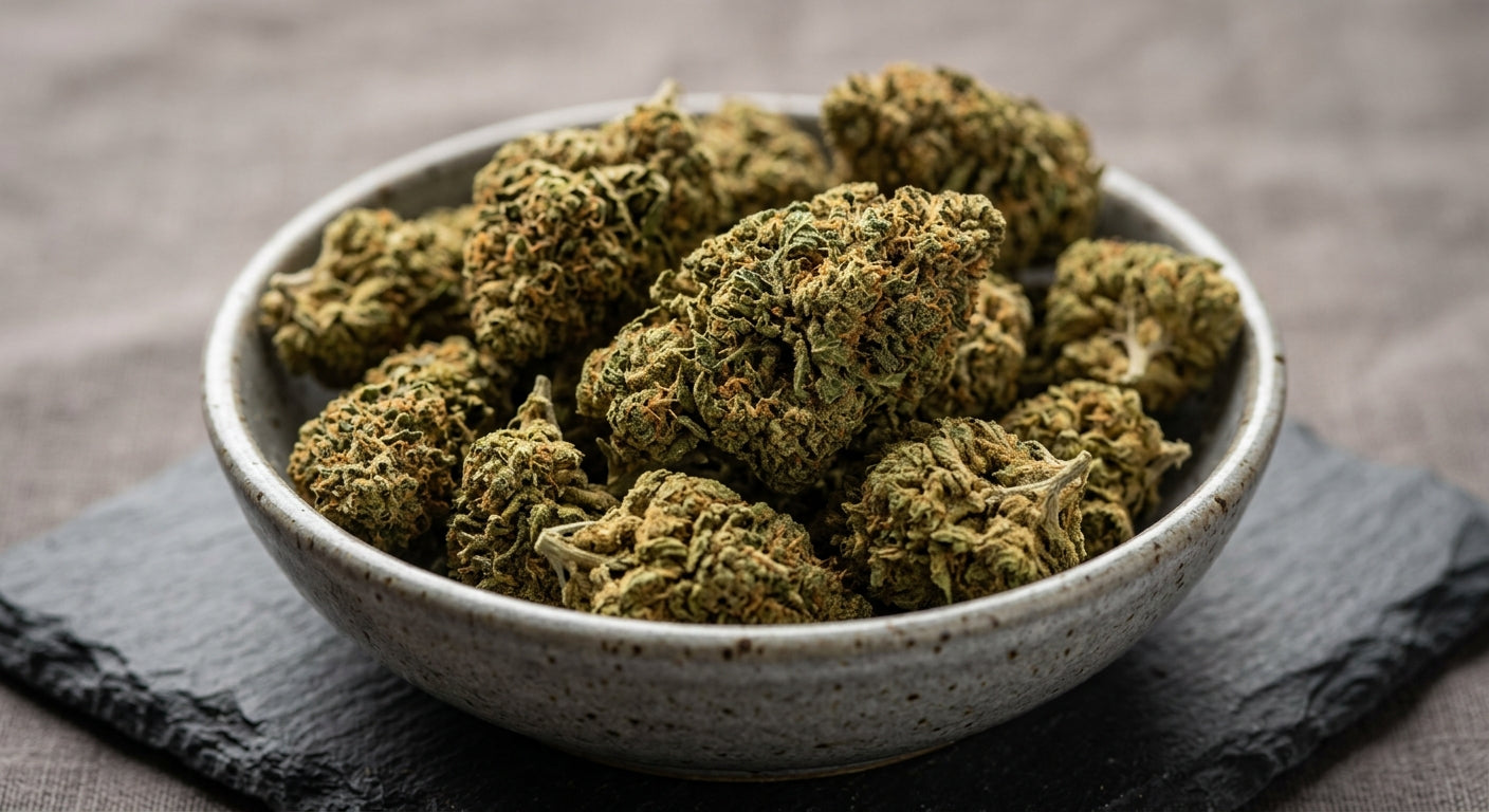 Tune CBD Hemp Flower — Greenhouse Grown | Hand-Trimmed | 3.5g – 28g — angle