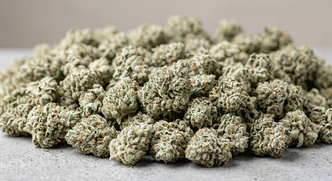 CBG Hemp Flower — White CBG | Wholesale Bulk | 1 lb – 5 lbs — wholesale-angle