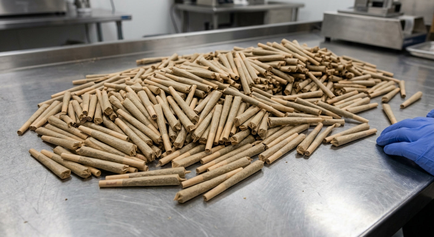 Wholesale CBD Pre-Rolls — pile