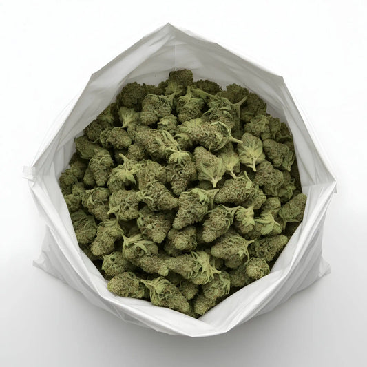 Wholesale photo of Jungle Fuel THCa Hemp Flower featuring bulk AAA-grade hybrid buds with sticky resin | Hurcann