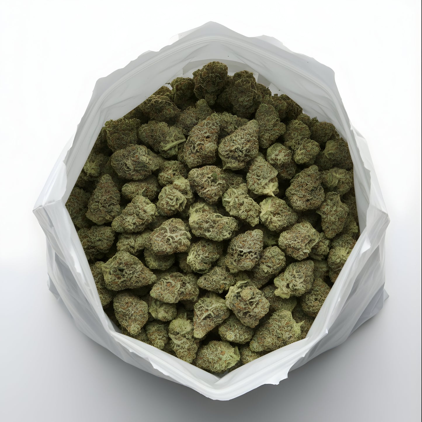 Wholesale photo of Key Lime Pie THCA hemp flower indica-dominant AA grade, bulk buds displaying frosty lime-green color and 28 percent THCA
