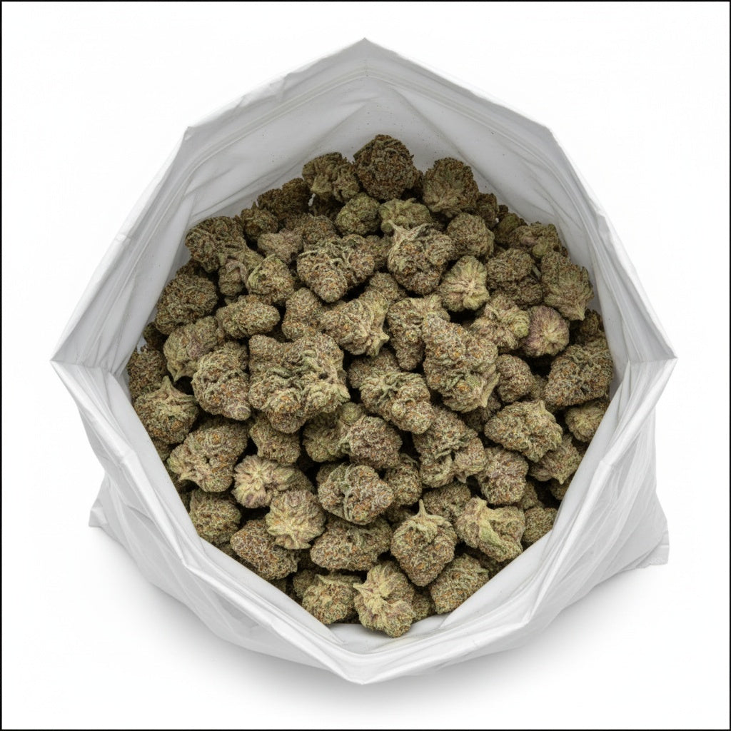 Pale green and icy white buds that shimmer like they're from another realm, with thin orange hairs.