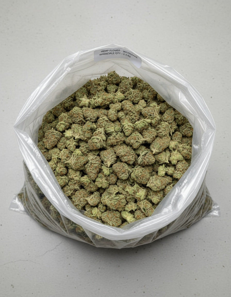 Sour Diesel buds are fluffy yet sticky, showcasing top-quality craftsmanship.