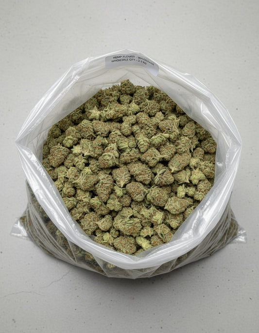 Sour Diesel buds are fluffy yet sticky, showcasing top-quality craftsmanship.