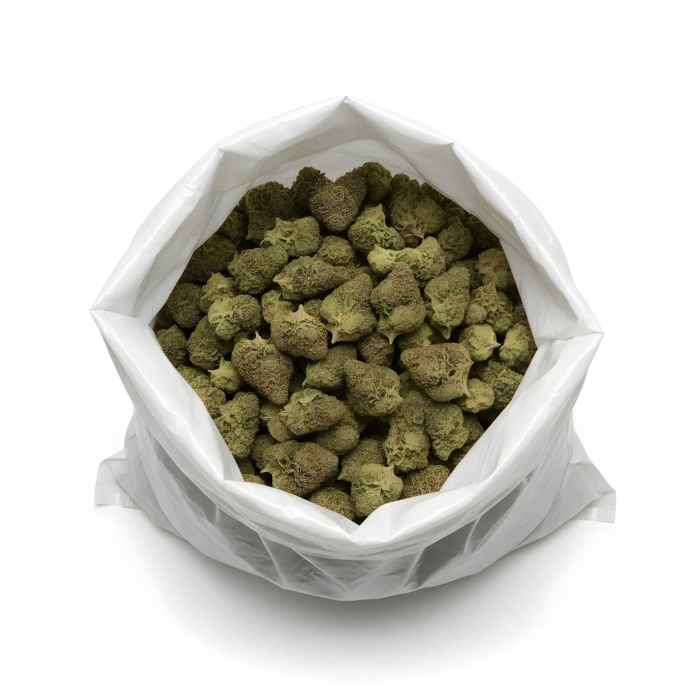 Wholesale photo of Strawberry THCA hemp flower sativa-dominant AA grade, bulk buds featuring bright green color and 30 percent THCA